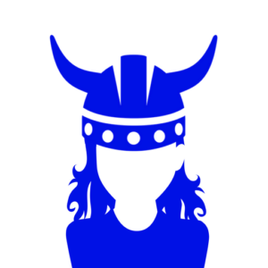 Blue Viking Logo